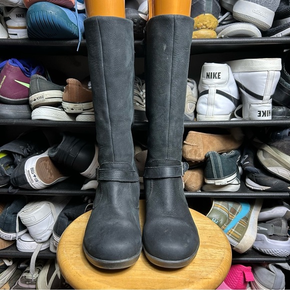 Keen scots tall Black Wedge Boots - Picture 1 of 2